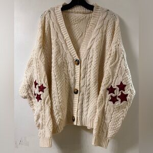 Taylor Swift Taylors Version Red Album Cardigan Size M/L,  pre-owned